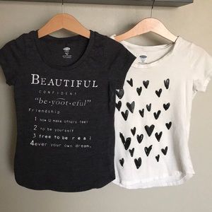Girls t shirts (both included)